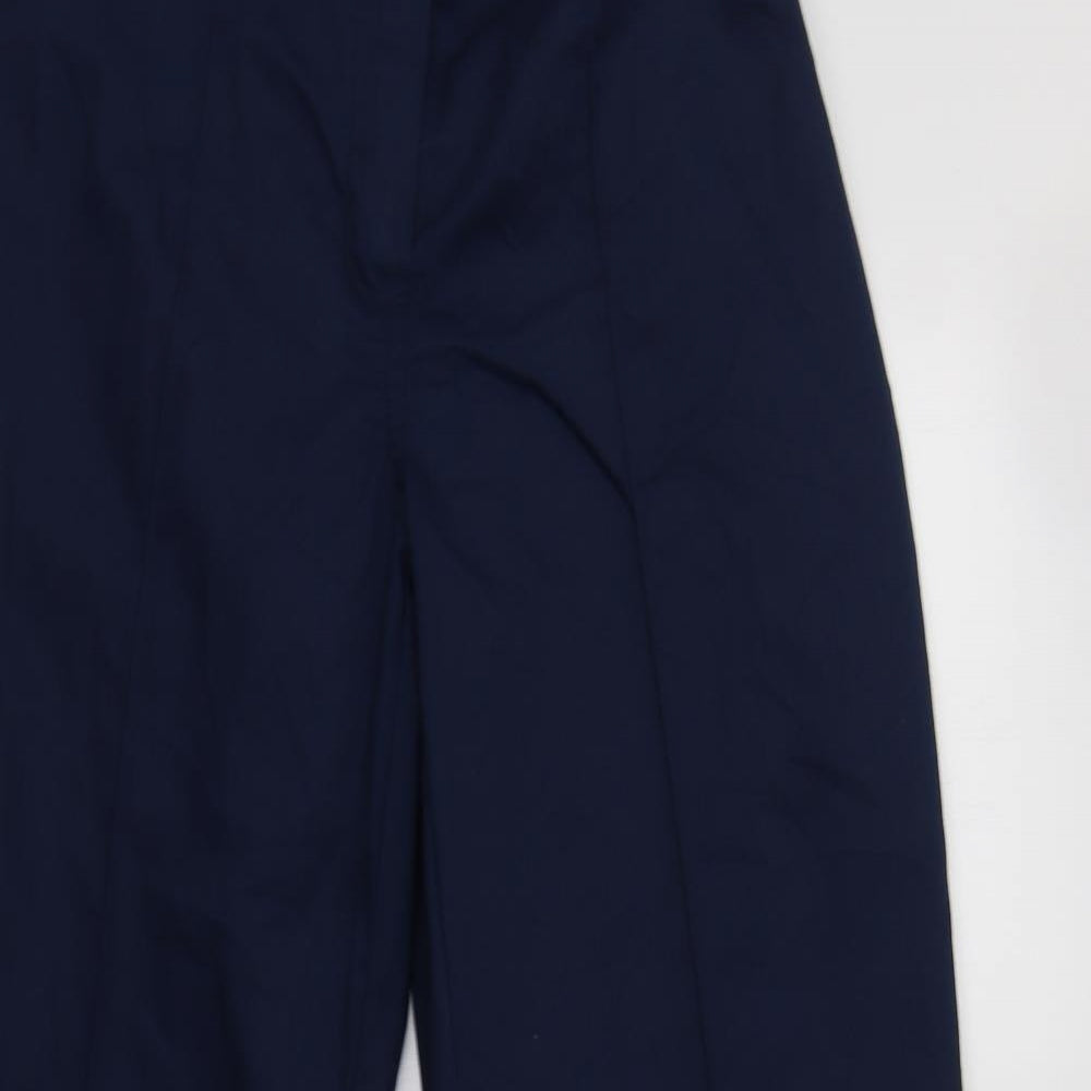 Womens UK Size 10 Alexandra Regular Fit Dress Pants Blue Trousers