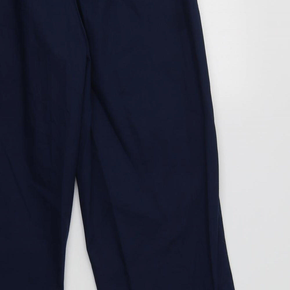 Womens UK Size 10 Alexandra Regular Fit Dress Pants Blue Trousers