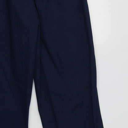Womens UK Size 10 Alexandra Regular Fit Dress Pants Blue Trousers