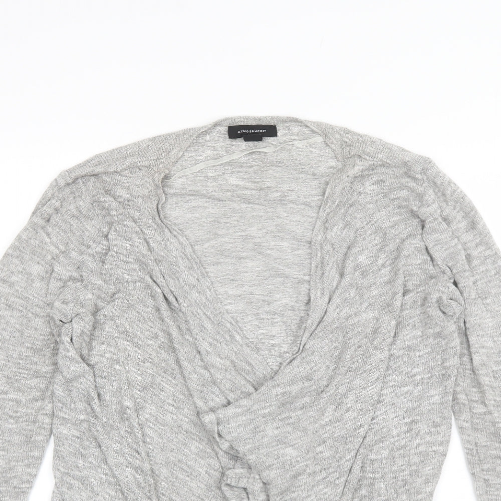 Womens UK Size M Atmosphere Grey Cardigan Jumper