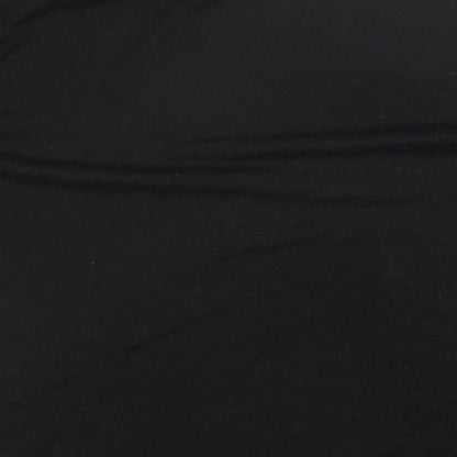 George Womens Black Round Neck  Polyester Pullover Jumper Size M