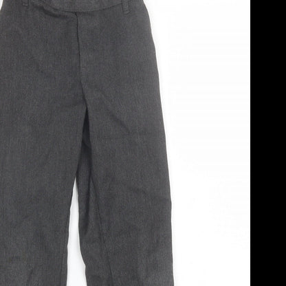 George Boys Grey  Polyester Dress Pants Trousers Size 6-7 Years  Regular