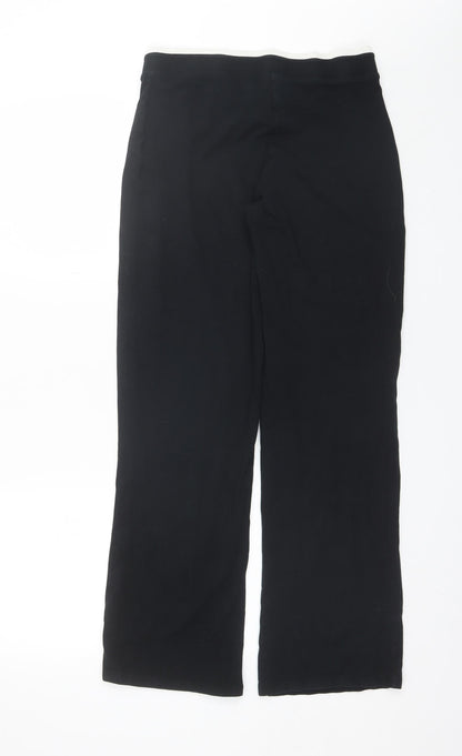 Womens UK Size 10 Marks and Spencer Regular Fit  Black Trousers