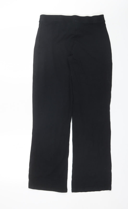 Womens UK Size 10 Marks and Spencer Regular Fit  Black Trousers