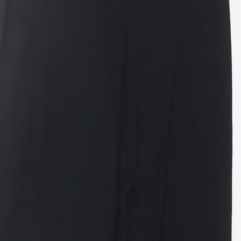 Womens UK Size 10 Marks and Spencer Regular Fit  Black Trousers