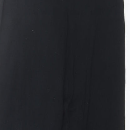 Womens UK Size 10 Marks and Spencer Regular Fit  Black Trousers