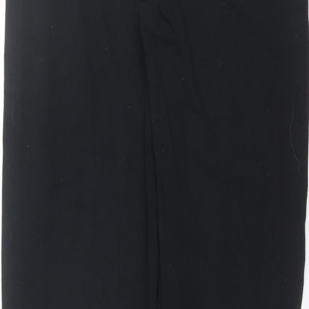 Womens UK Size 10 Marks and Spencer Regular Fit  Black Trousers