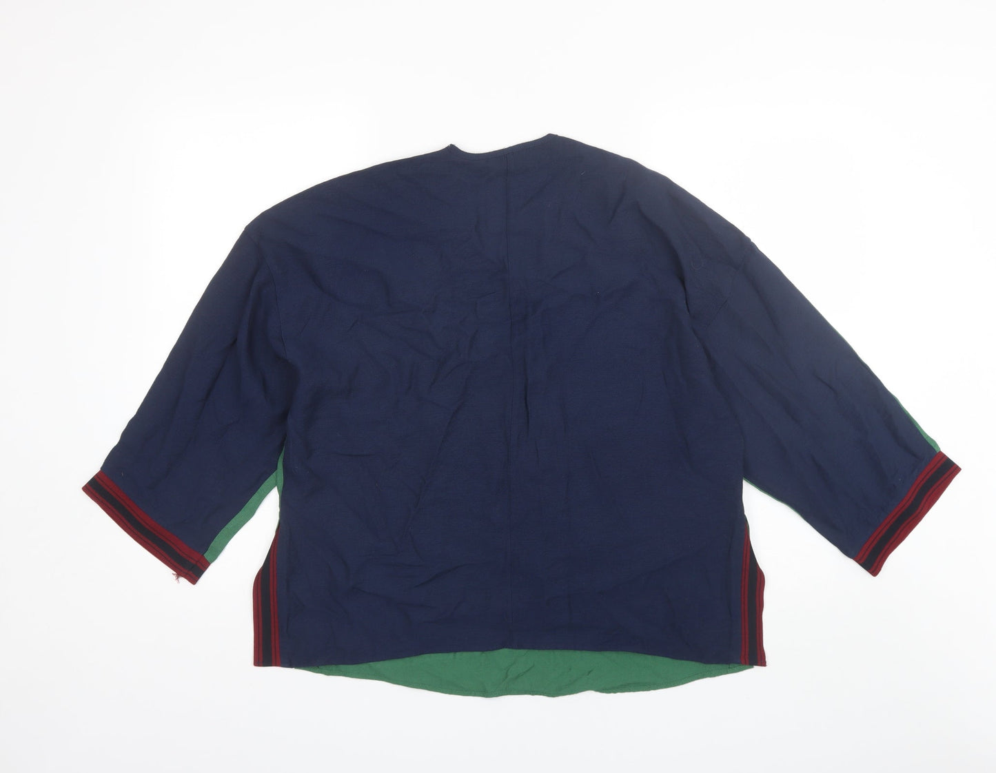 Womens UK Size 12 Marks and Spencer Green Basic Blouse