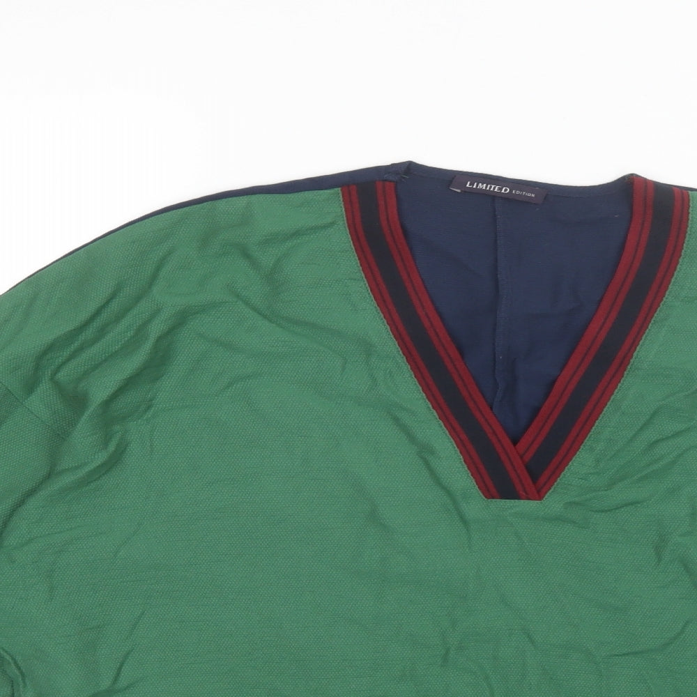 Womens UK Size 12 Marks and Spencer Green Basic Blouse