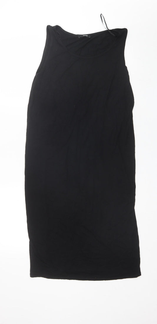 George Womens Black  Polyester Tank Dress  Size 14  Round Neck