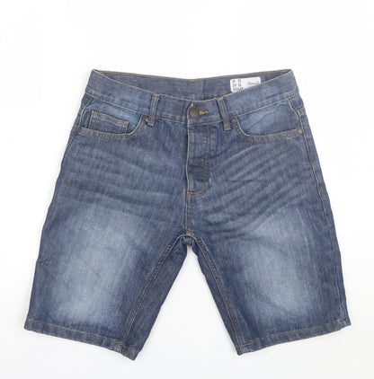 Denim Co Mens Blue  Cotton Chino Shorts Size 30 L10 in Regular