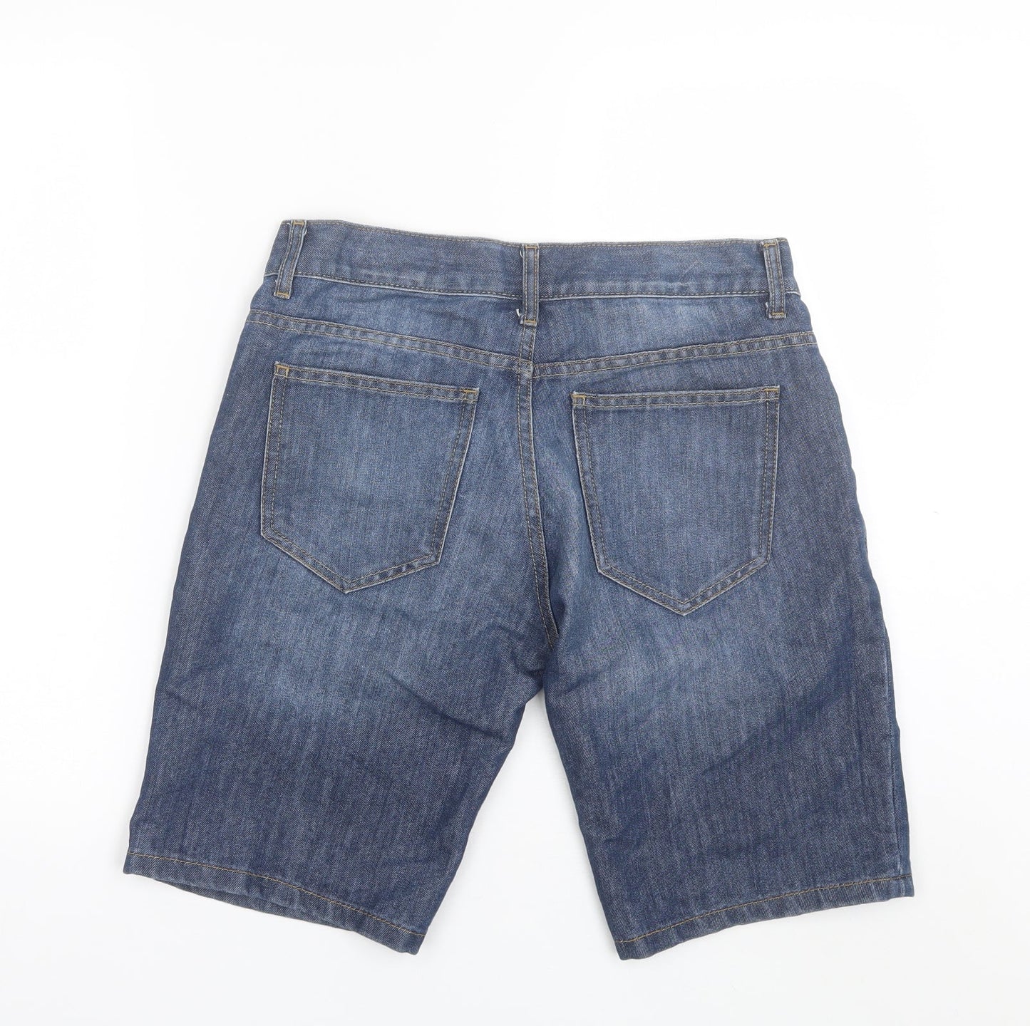 Denim Co Mens Blue  Cotton Chino Shorts Size 30 L10 in Regular