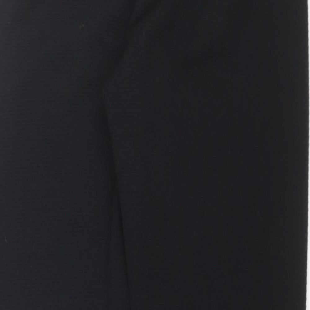 George Womens Black  Polyester Trousers  Size 12 L28 in Regular