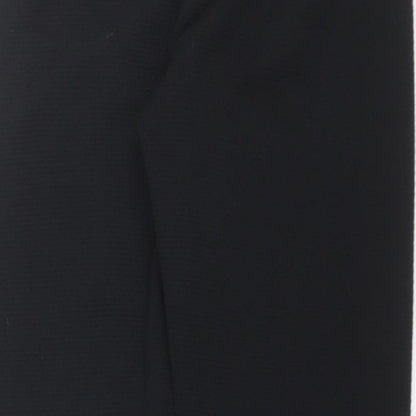 George Womens Black  Polyester Trousers  Size 12 L28 in Regular