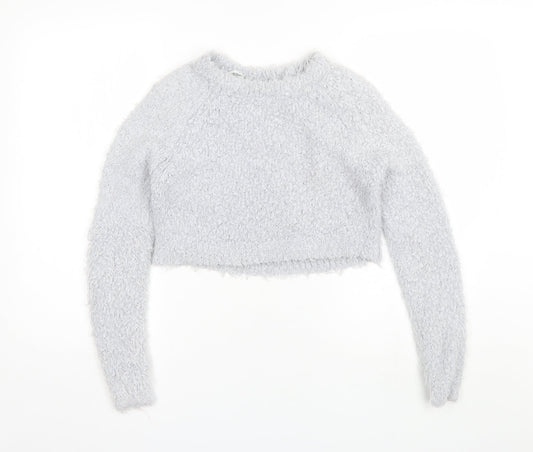 Womens UK Size 6 River Island Blue Pullover Jumper