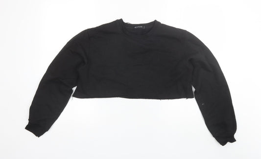 Womens UK Size M PRETTYLITTLETHING Black Pullover Jumper