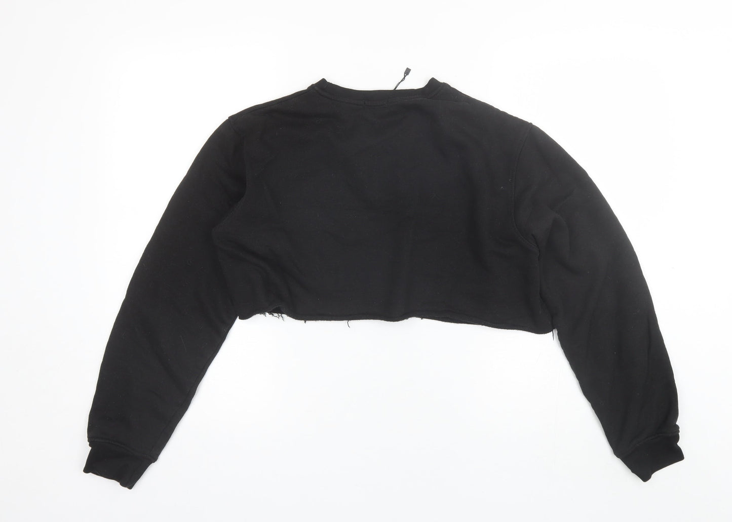 Womens UK Size M PRETTYLITTLETHING Black Pullover Jumper