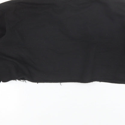 Womens UK Size M PRETTYLITTLETHING Black Pullover Jumper
