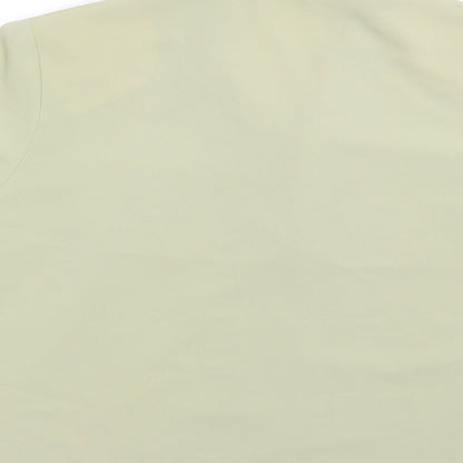 Berkertex Womens Green  Polyester Basic Button-Up Size 16 Collared