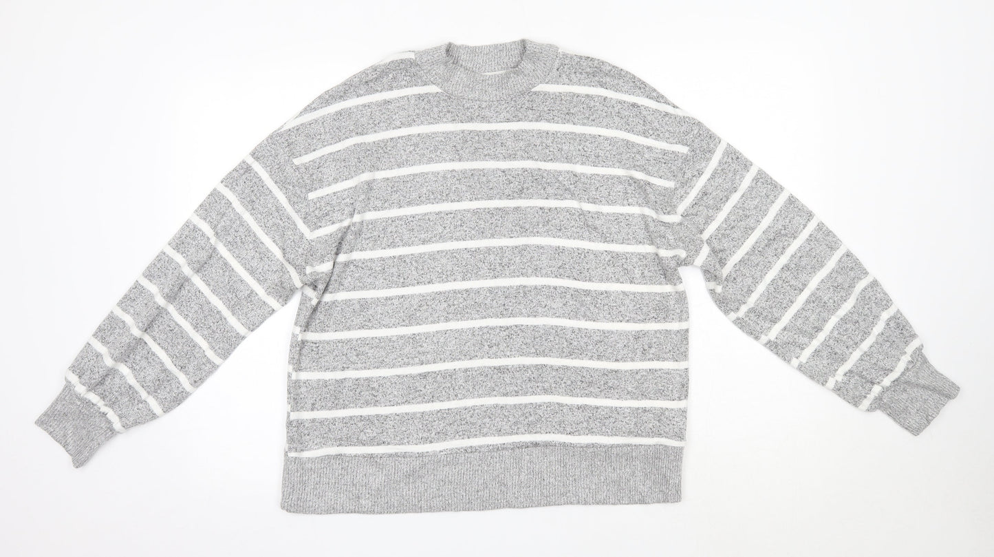 Womens UK Size 12 M&S Grey Pullover Jumper