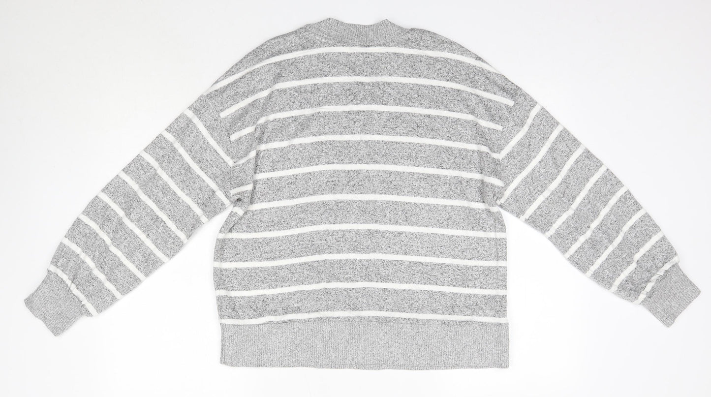 Womens UK Size 12 M&S Grey Pullover Jumper