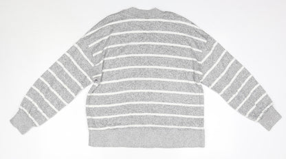 Womens UK Size 12 M&S Grey Pullover Jumper