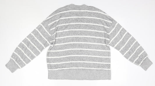 Womens UK Size 12 M&S Grey Pullover Jumper
