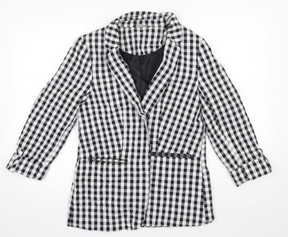 George Womens Multicoloured Check  Jacket Coat Size 10
