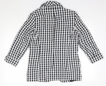 George Womens Multicoloured Check  Jacket Coat Size 10