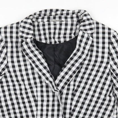 George Womens Multicoloured Check  Jacket Coat Size 10