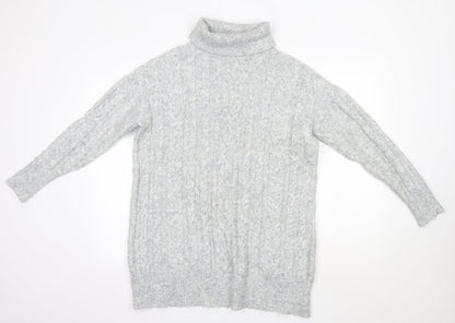 Womens UK Size S Matalan Grey Pullover Jumper