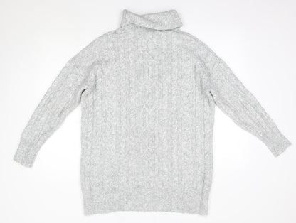 Womens UK Size S Matalan Grey Pullover Jumper