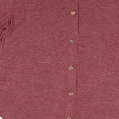 SheIn Womens Pink  Polyester Basic Blouse Size M Round Neck