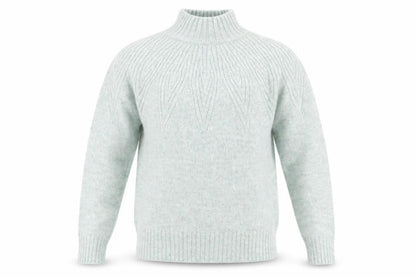 M&S Mens Green High Neck  Acrylic Pullover Jumper Size S