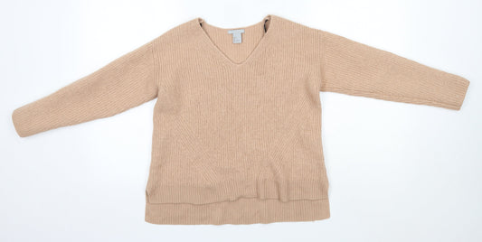 Womens UK Size S H&M Pink Pullover Jumper
