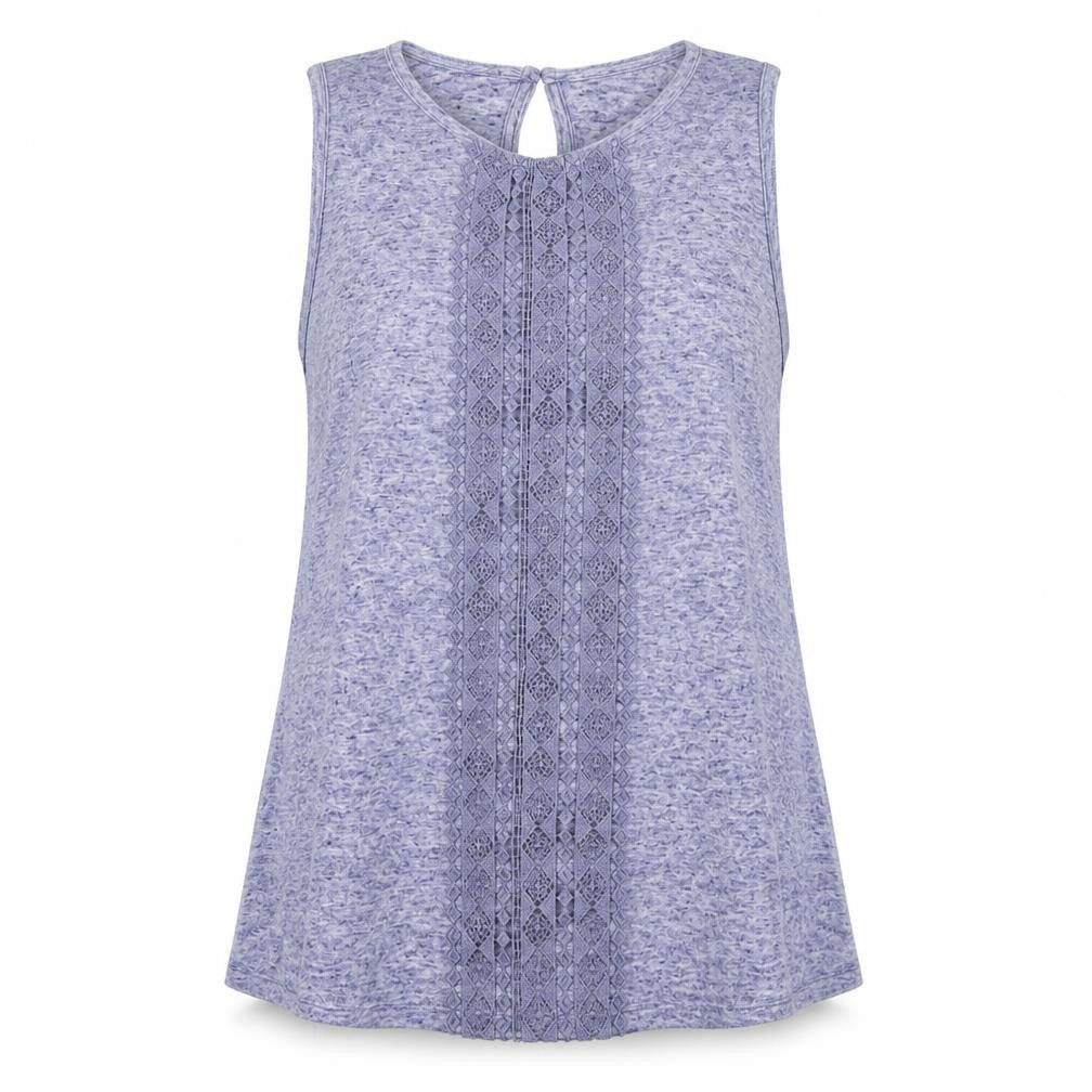 Womens UK Size 12 F&F Blue Basic Blouse