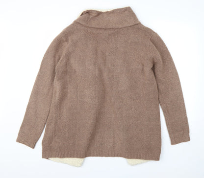 Primark Womens Brown   Jacket Coatigan Size M