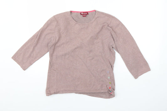 Womens UK Size 12 Monsoon Pink Pullover Jumper