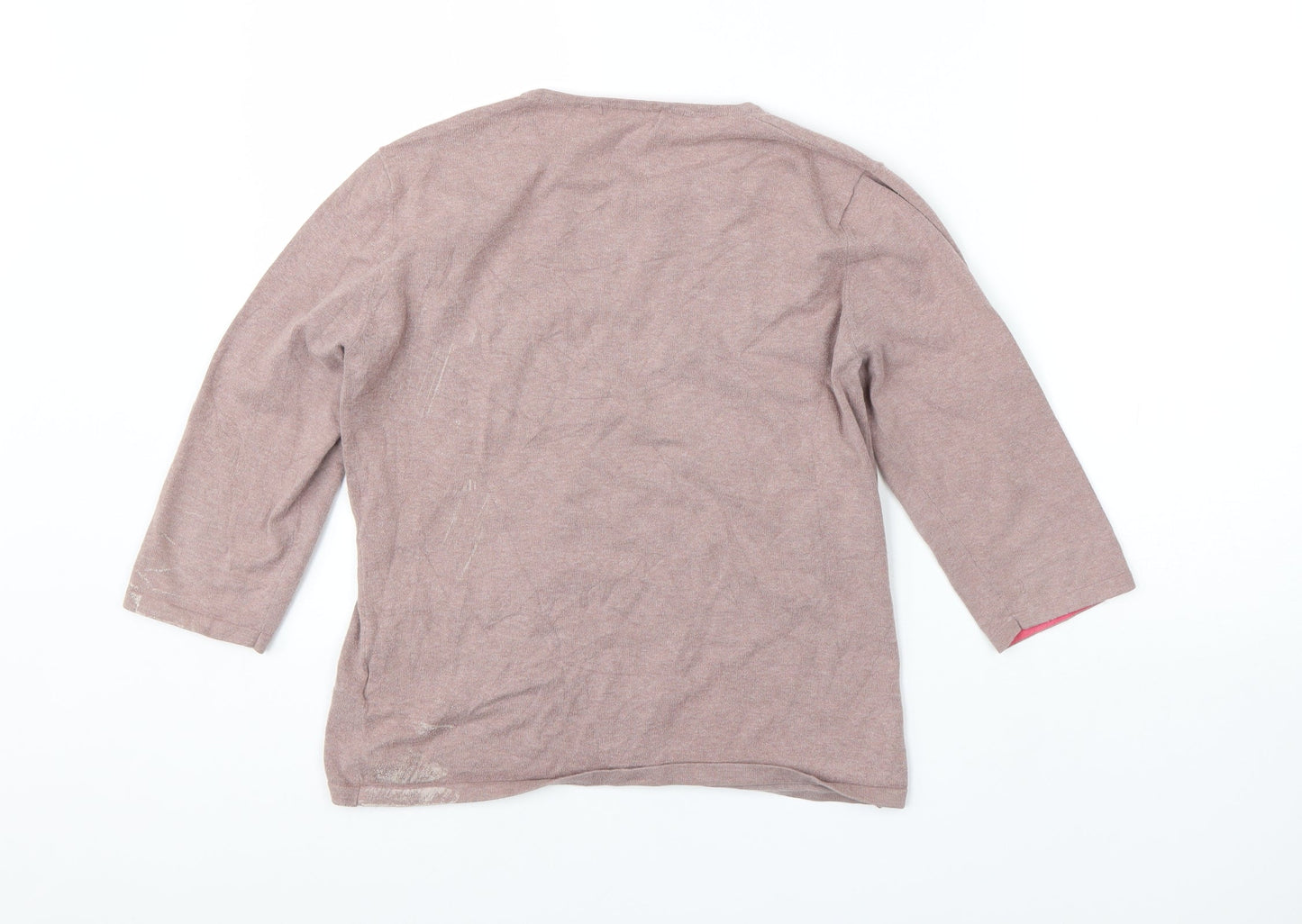 Womens UK Size 12 Monsoon Pink Pullover Jumper