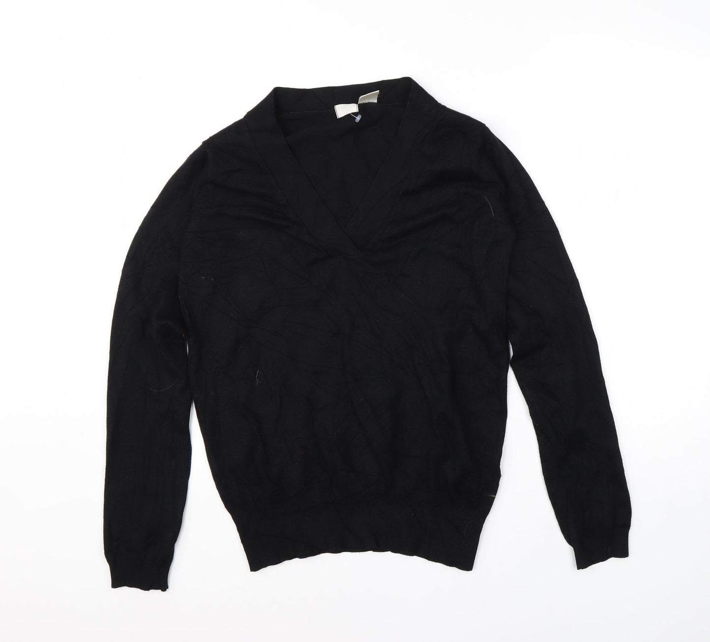 Womens UK Size 12 Preworn Black Pullover Jumper