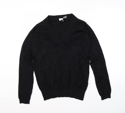 Womens UK Size 12 Preworn Black Pullover Jumper