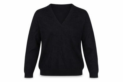 Womens UK Size 12 Preworn Black Pullover Jumper