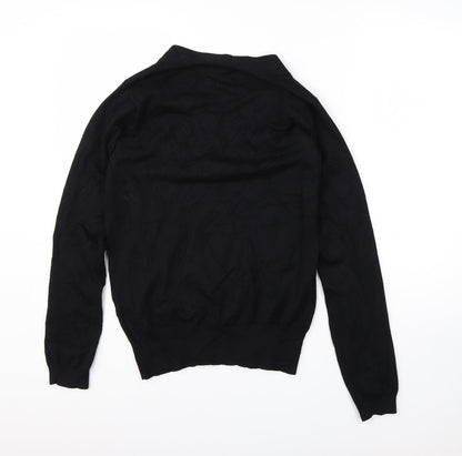 Womens UK Size 12 Preworn Black Pullover Jumper