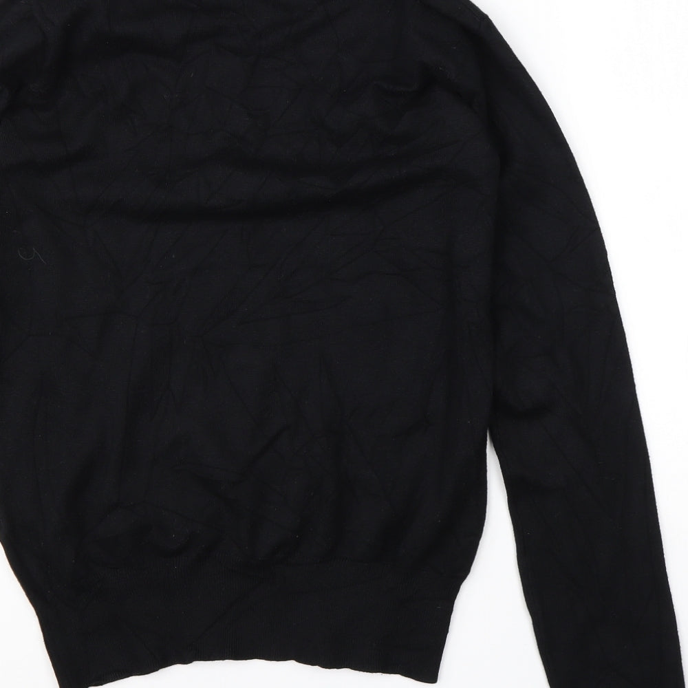 Womens UK Size 12 Preworn Black Pullover Jumper