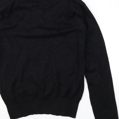 Womens UK Size 12 Preworn Black Pullover Jumper