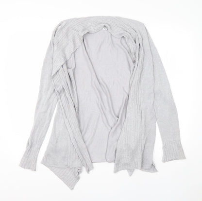 Belldini Womens Grey Round Neck  Viscose Cardigan Jumper Size S