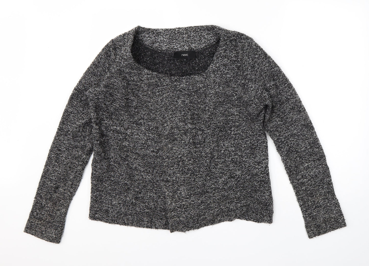 Womens UK Size 12 NEXT Black Cardigan Jumper