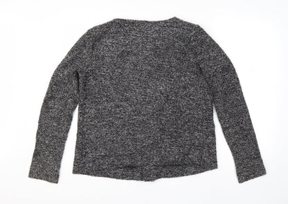Womens UK Size 12 NEXT Black Cardigan Jumper