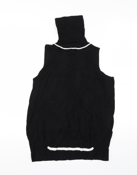 Womens UK Size 8 River Island Black Vest Jumper