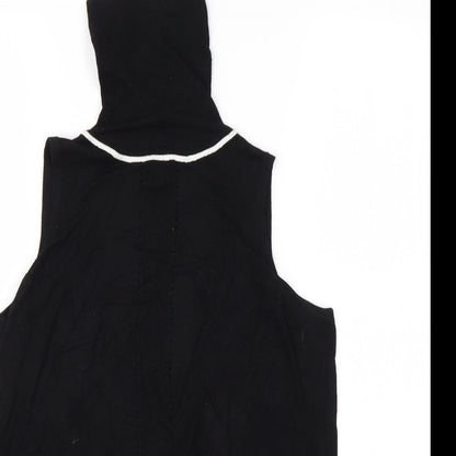Womens UK Size 8 River Island Black Vest Jumper